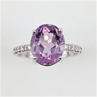 Anello Zorzan Gioielli Donna in Oro bianco Ametista 5.27 Ct ANPZ2519 - ANPZ2519